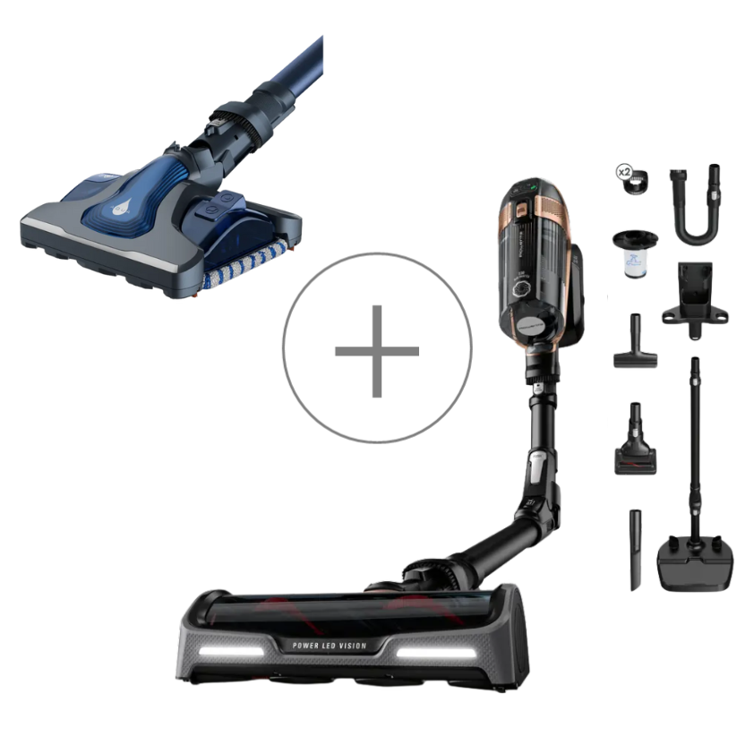 Pack Exclusif Web - Aspirateur balais X-FORCE FLEX 15.60 + Tête Aqua