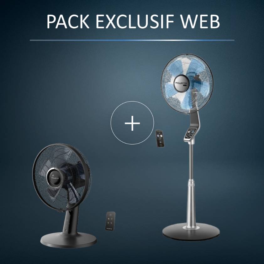 Pack Exclusif Web - Ventilateur Turbo Silence Extrême+ + Ventilateur de table
