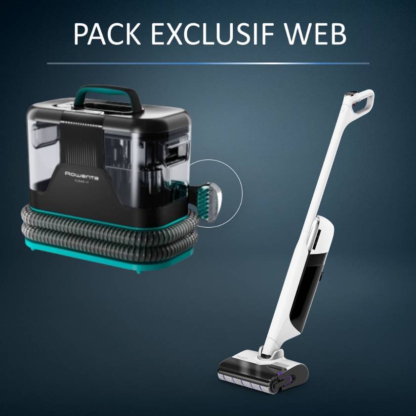 Pack Exclusif Web - Aspirateur Laveur X-Clean 12 + Shampouineuse Clean-it