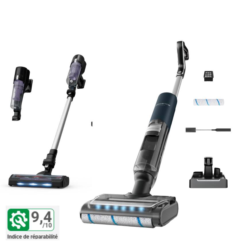 Pack Exclusif Web - Aspirateur Laveur X-Clean 7 + Aspirateur Balais X-Force 5.80