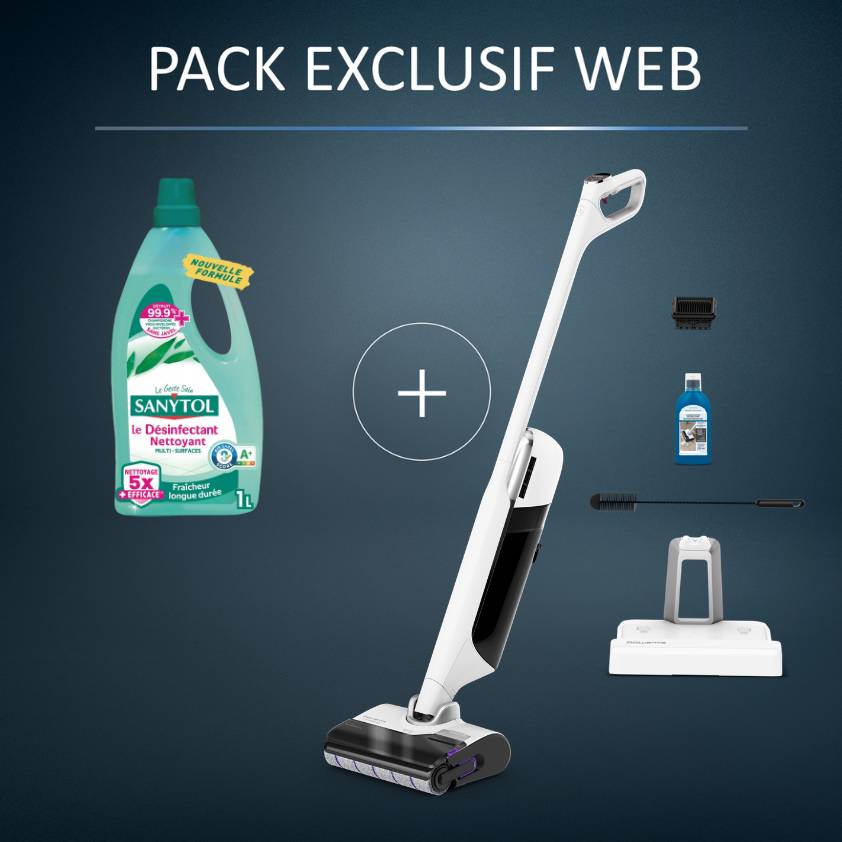Offre Exclusive - Aspirateur laveur X-Clean 12 + 1L de Sanytol OFFERT
