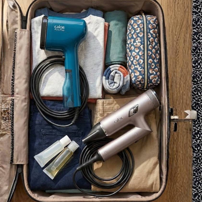 Pack Voyage - Sèche-cheveux Nano Fold + Défroisseur Pure Pop