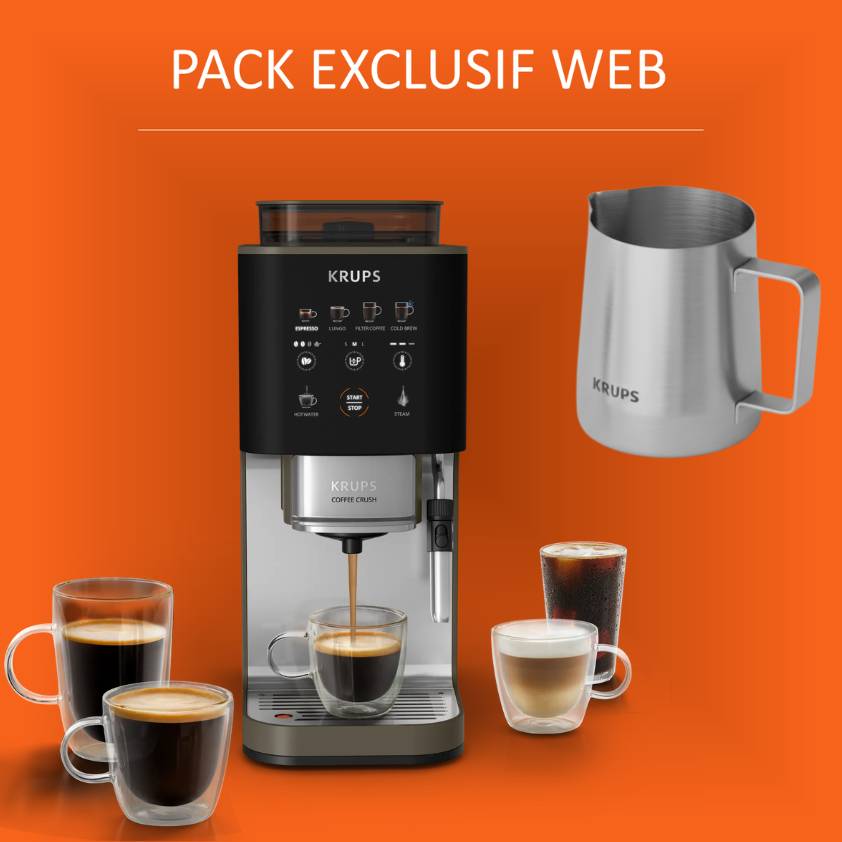 Pack Exclusif Web - Coffee Crush Experience + Pot à lait Inox